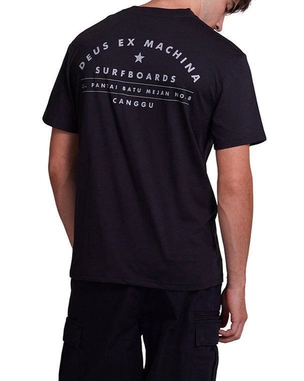 Canggu Surf Tee Black, view 2|Model