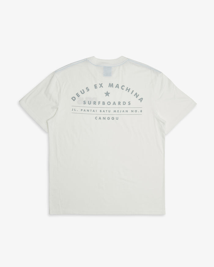 Canggu Surf Tee Vintage White, view 5|Flatlay