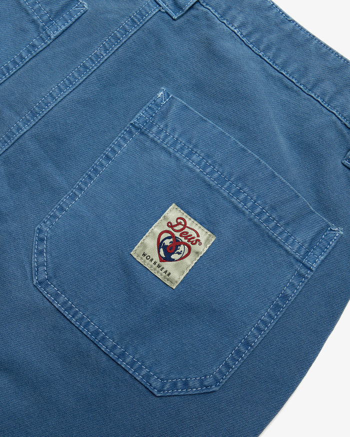 Canvas Irene Skirt - Overdyed Light Indigo, view 7|Flatlay