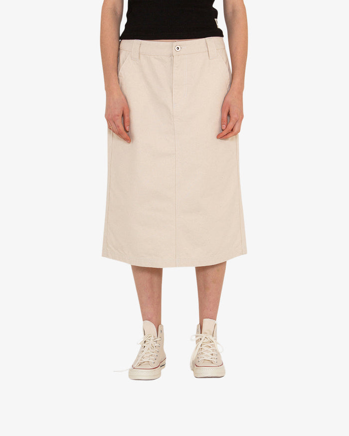 Canvas Irene Skirt (Relaxed Fit) - Natural, view 2