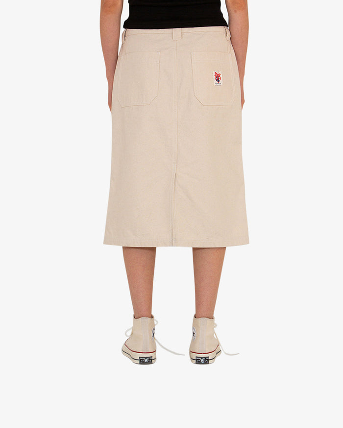 Canvas Irene Skirt (Relaxed Fit) - Natural, view 3