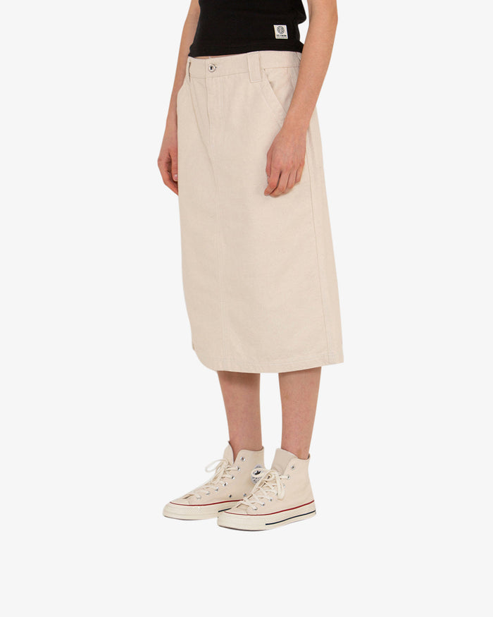 Canvas Irene Skirt (Relaxed Fit) - Natural, view 4