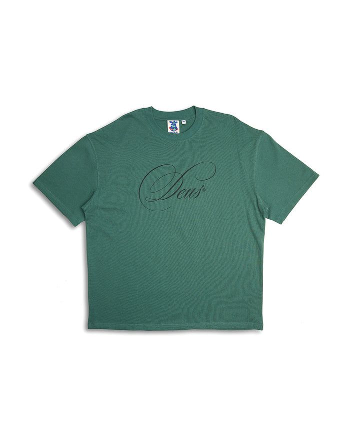 Caution Tee - Work Green, view 8|Flatlay