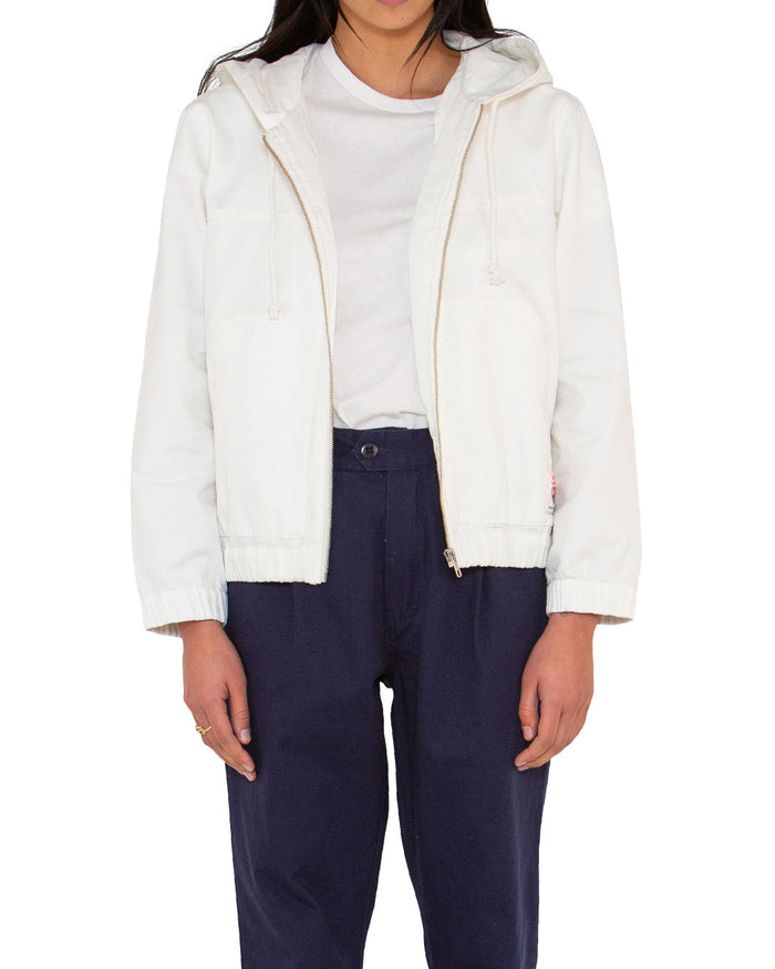Charli Jacket (Relaxed fit) - Bleached White, view 1|Model