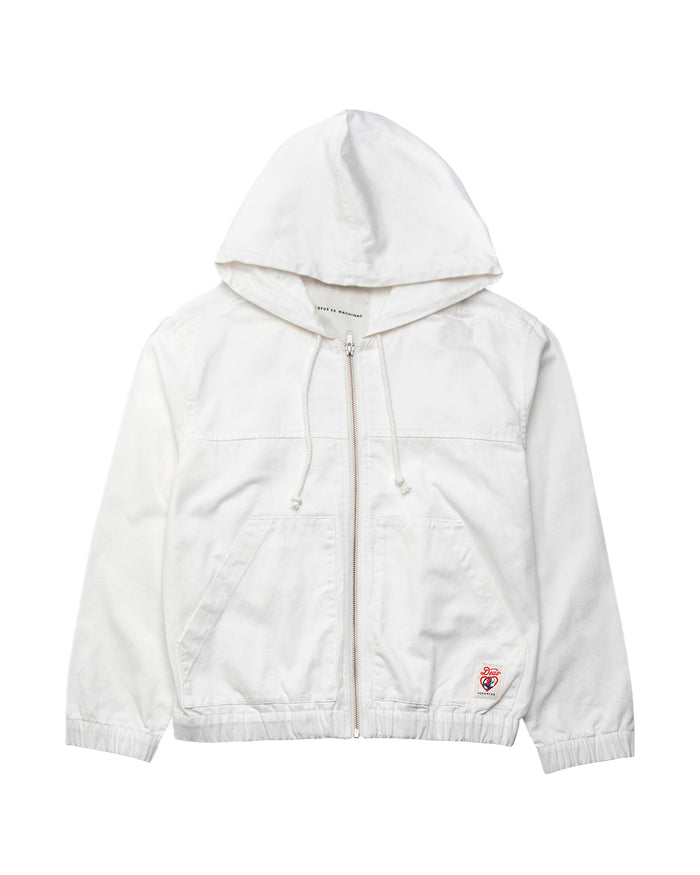 Charli Jacket (Relaxed fit) - Bleached White, view 4|Flatlay
