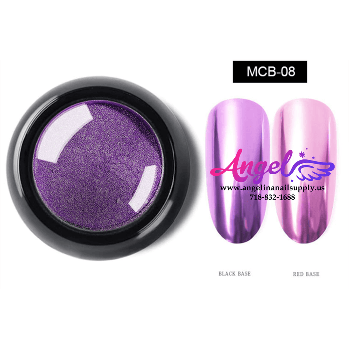 Chrome Mirror Powder Pigment MCB08 - Angelina Nail Supply NYC