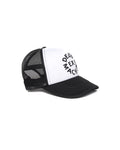 Circle Logo Trucker - Black/White, view 1|Flatlay