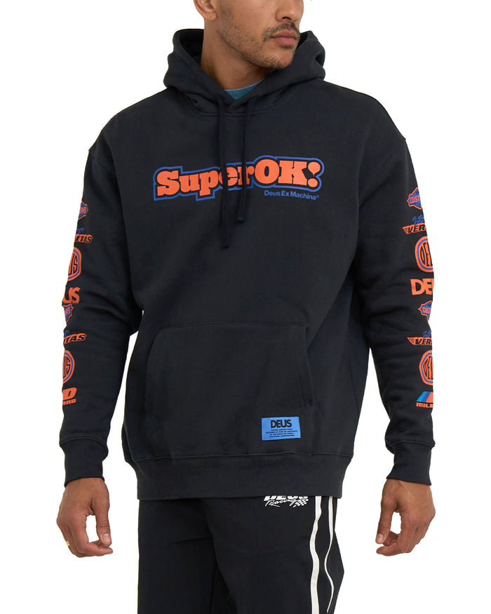 Circuit Hoodie - Black, view 1|Model