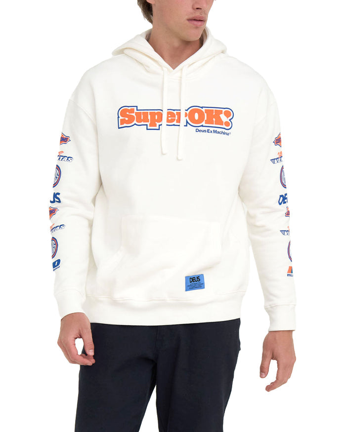 Circuit Hoodie - Vintage White, view 1|Model
