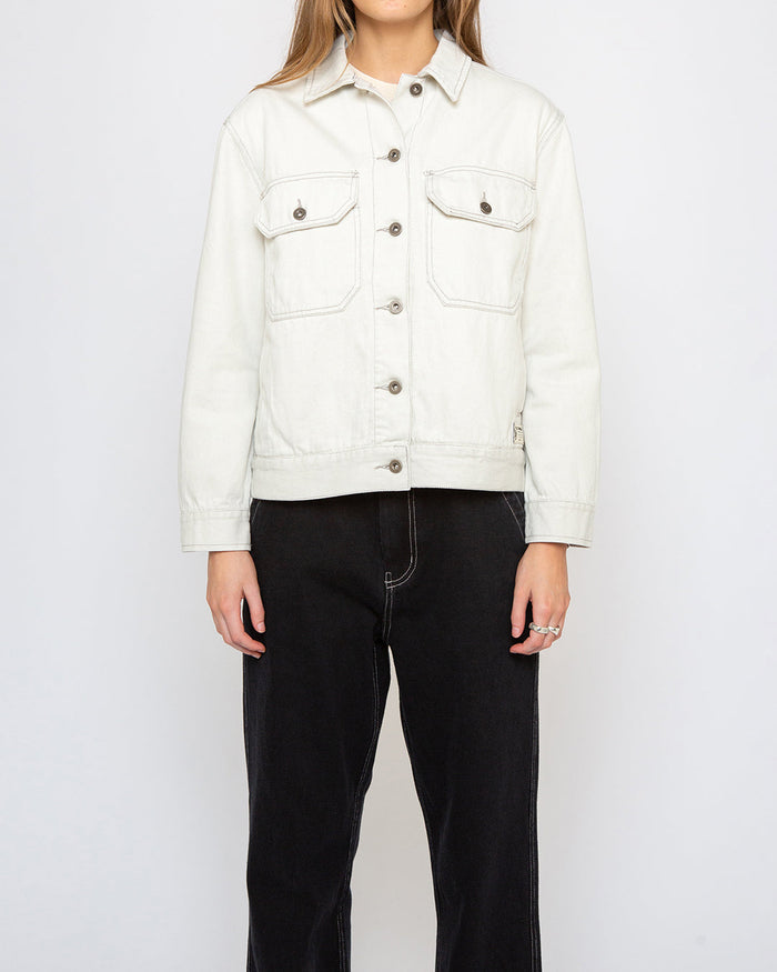Coby Jacket (Oversized Fit) - Bleached White, view 1