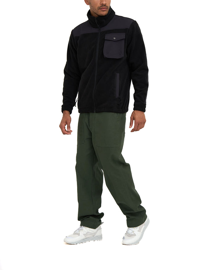 Cordura Polatec Fleece - Black, view 3|Model