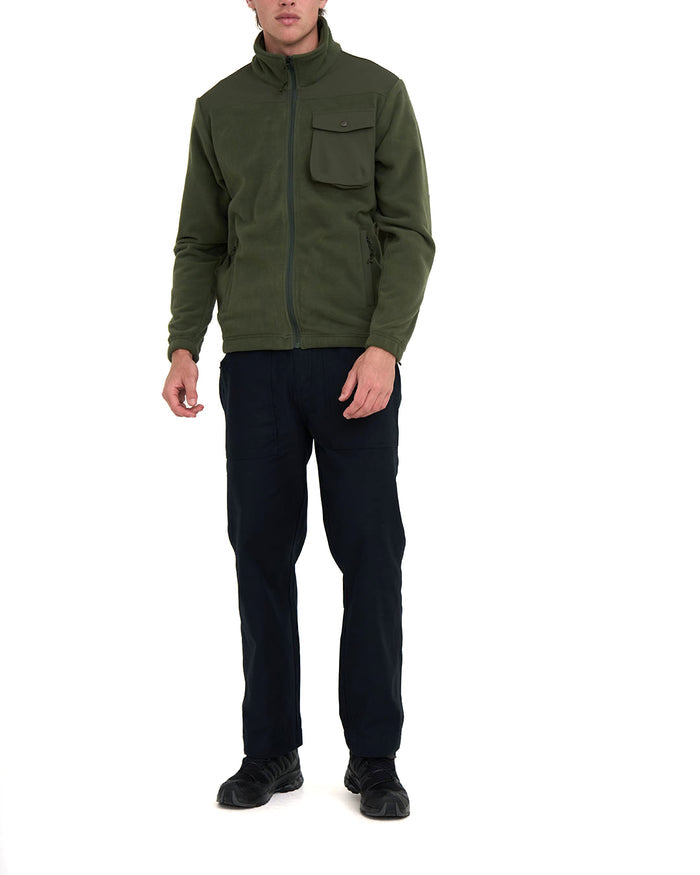 Cordura Polatec Fleece - Olive, view 3|Model