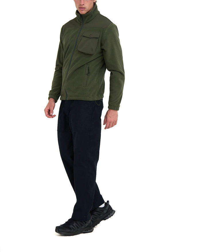 Cordura Polatec Fleece - Olive, view 4|Model