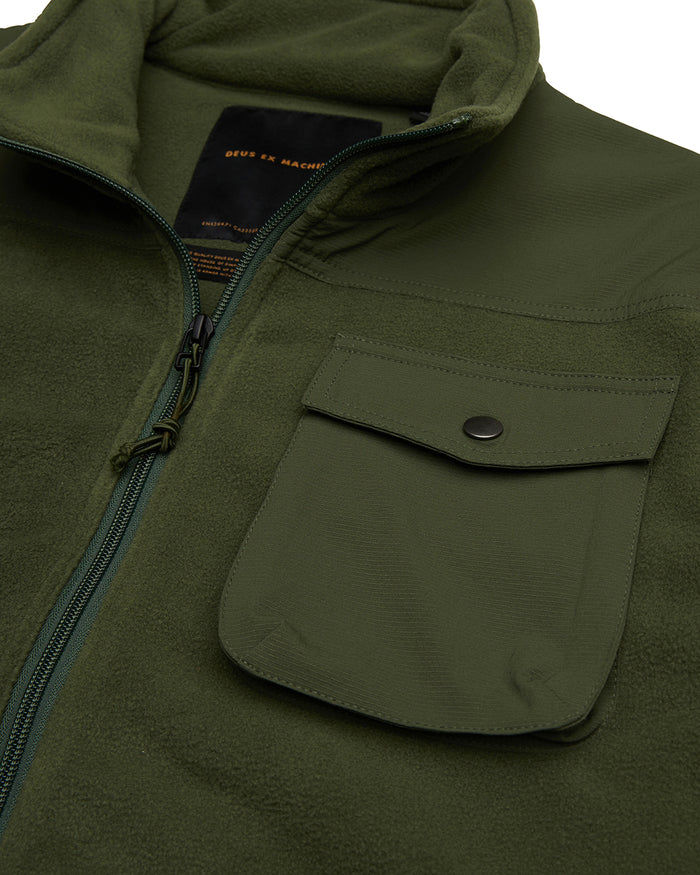 Cordura Polatec Fleece - Olive, view 7|Flatlay