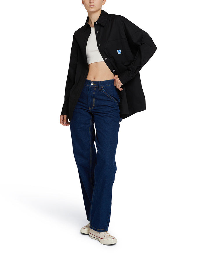 Cove Shirt - Caviar, view 2|Model