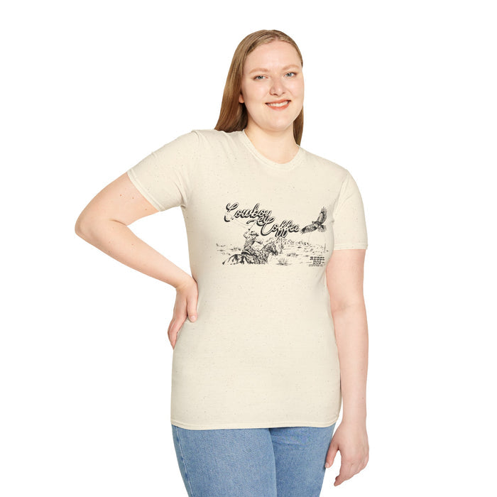 Cowboy Coffee Crewneck Tee