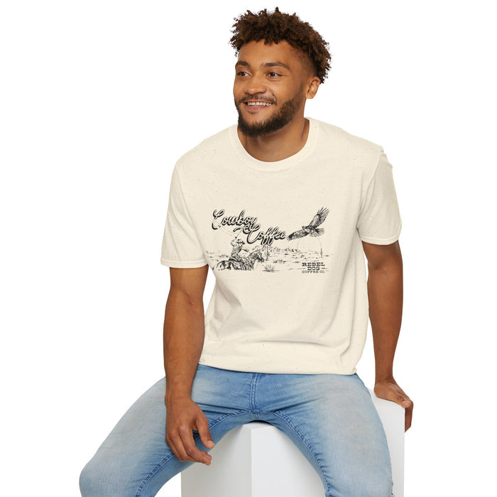 Cowboy Coffee Crewneck Tee
