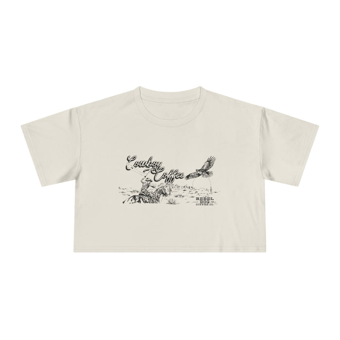 Cowboy Coffee Crop Tee