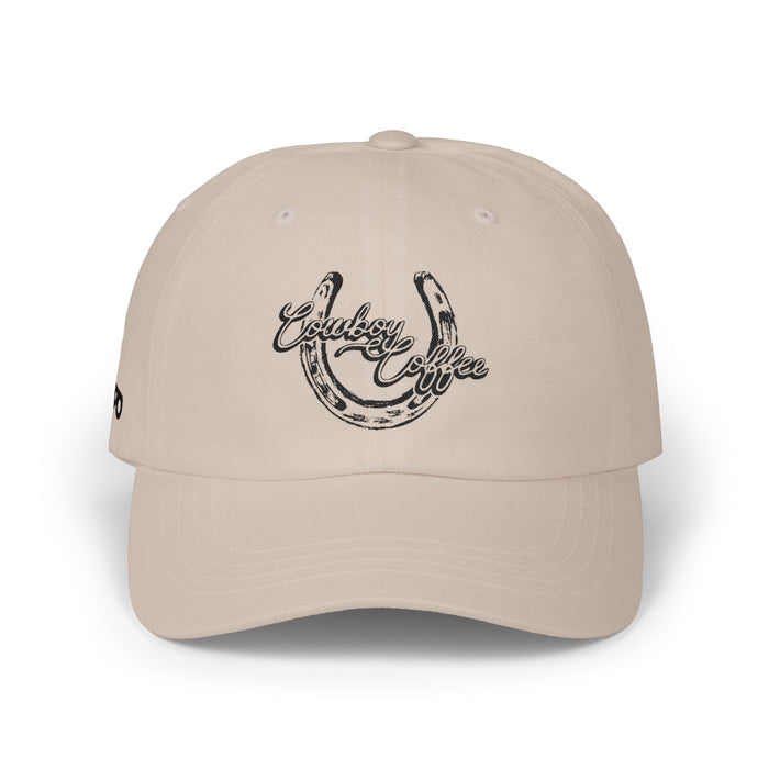 Cowboy Coffee Embroidered Dad Cap