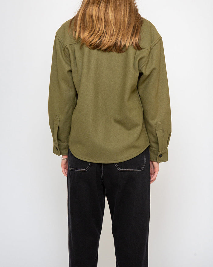 CPO Wool Shirt Olive Drab, view 2