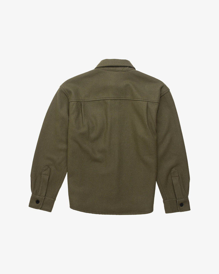 CPO Wool Shirt Olive Drab, view 4