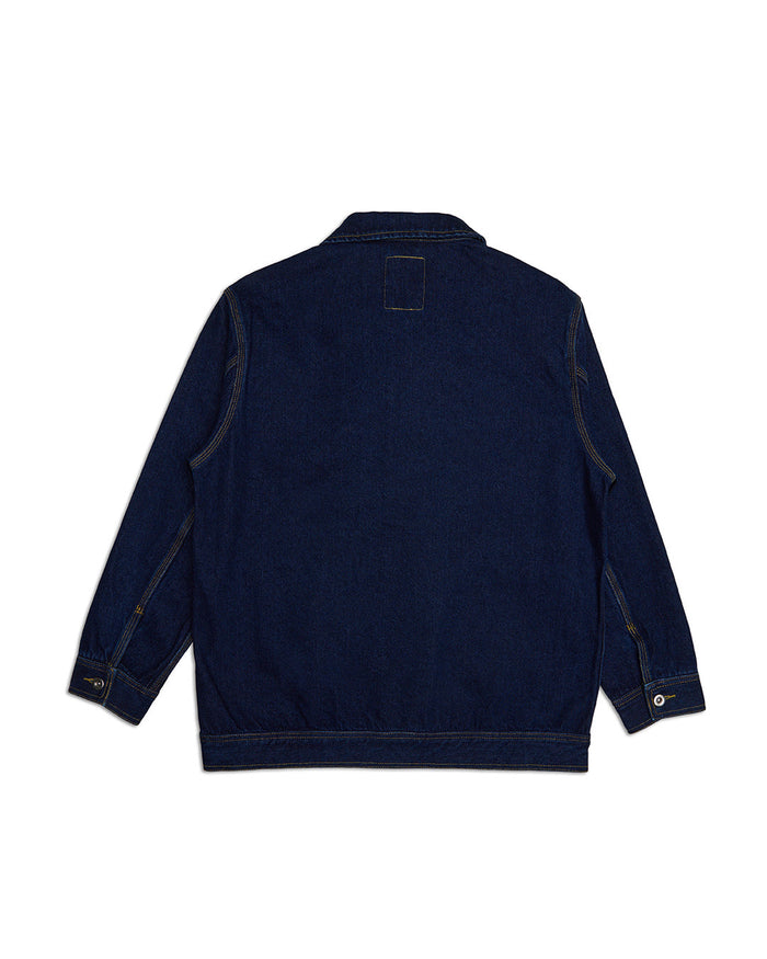Crosby Denim Jacket - Dry Indigo, view 6|Flatlay