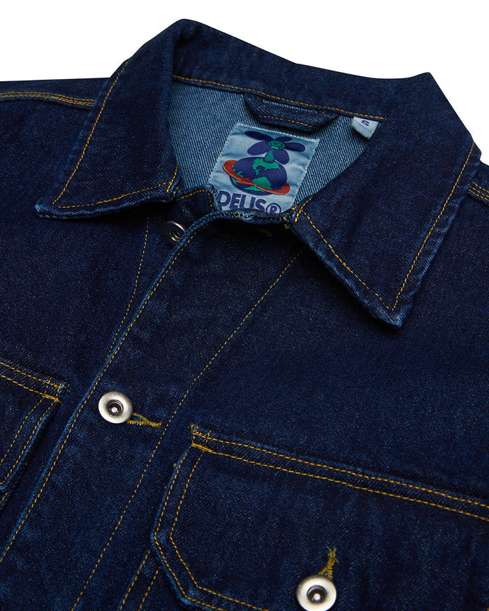 Crosby Denim Jacket - Dry Indigo, view 8|Flatlay