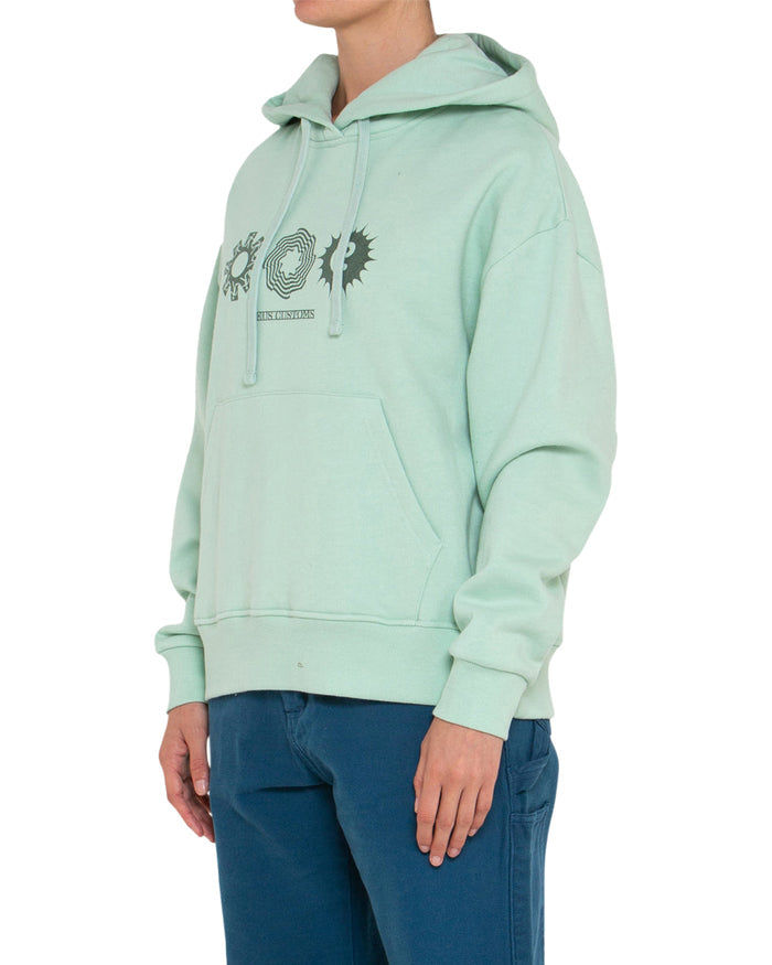 Cultivate Hoodie - Granite Green, view 3|Model