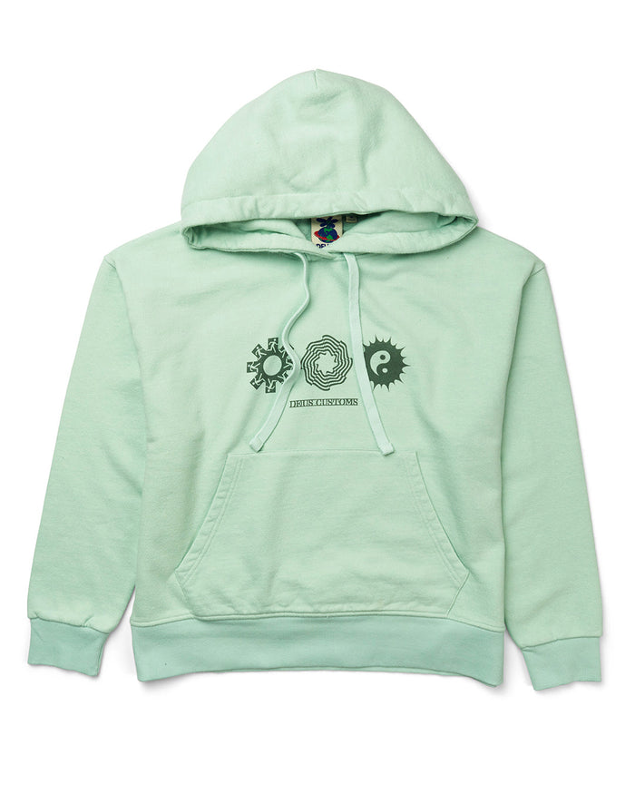 Cultivate Hoodie - Granite Green, view 4|Flatlay