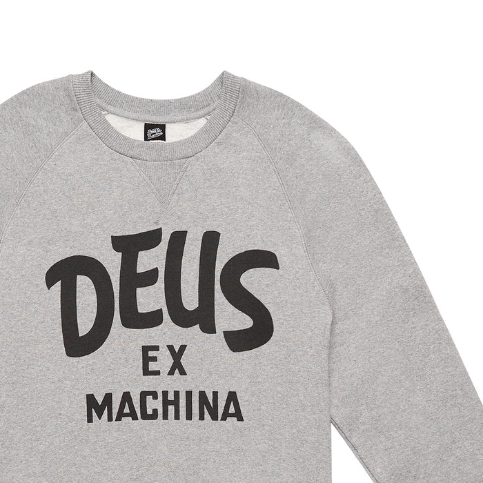 Curvy Crew Sweater - Grey Marle, view 2