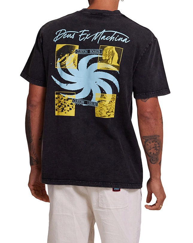 Custom Leisure Tee - Anthracite, view 2|Model