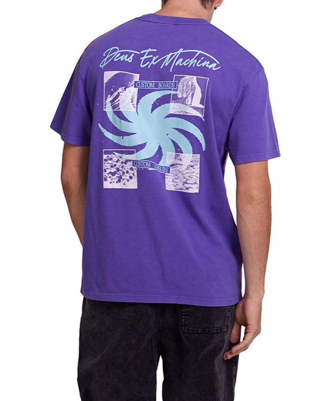 Custom Leisure Tee - Deep Blue, view 2|Model