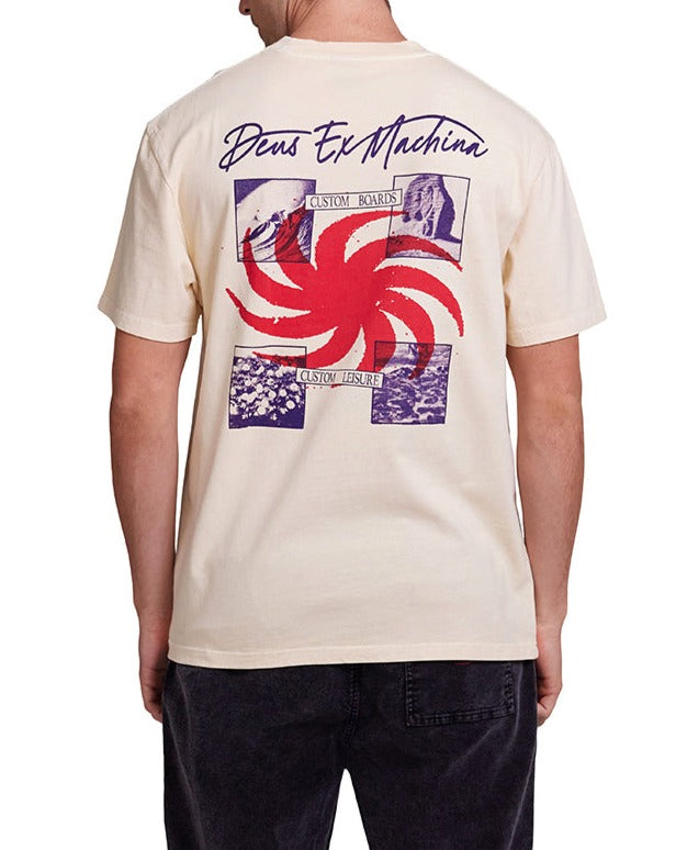 Custom Leisure Tee - Dirty White, view 2|Model