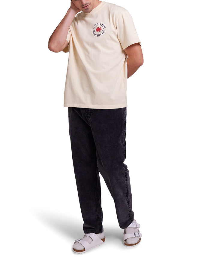 Custom Leisure Tee - Dirty White, view 3|Model