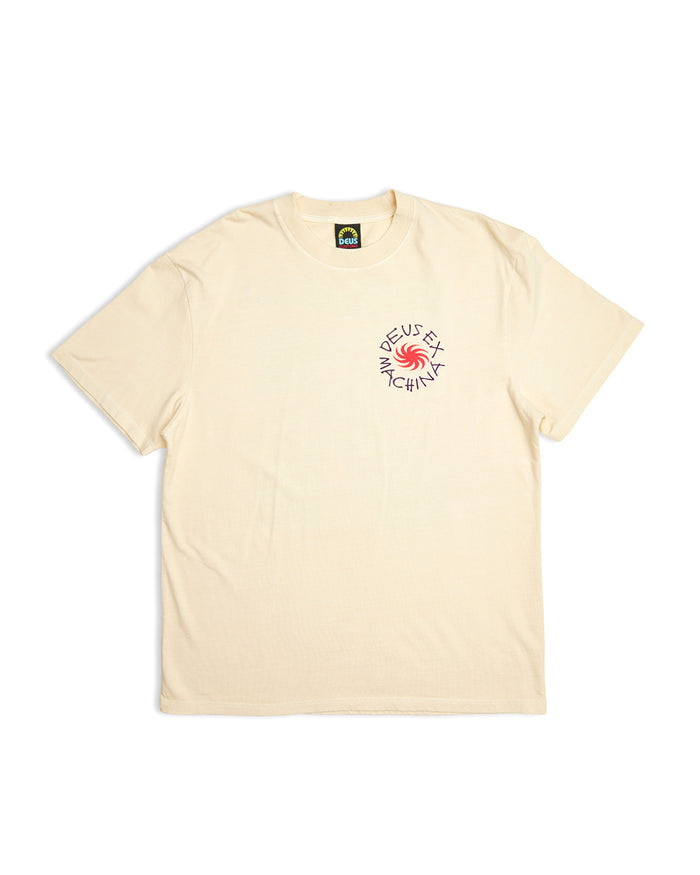 Custom Leisure Tee - Dirty White, view 4|Flatlay