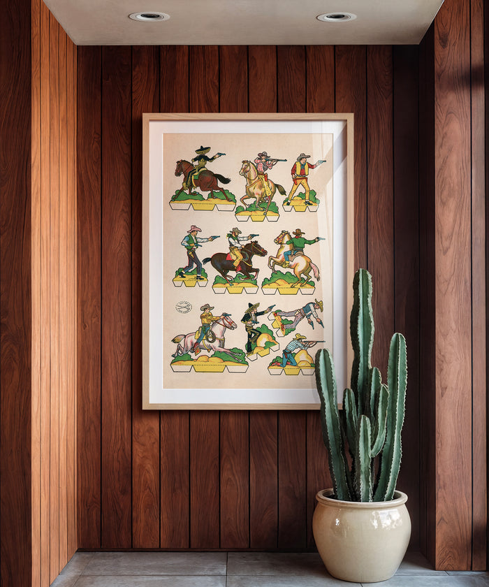Cutout Warriors of the West #1 by Head West Studio