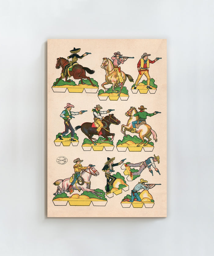 Cutout Warriors of the West #1 by Head West Studio