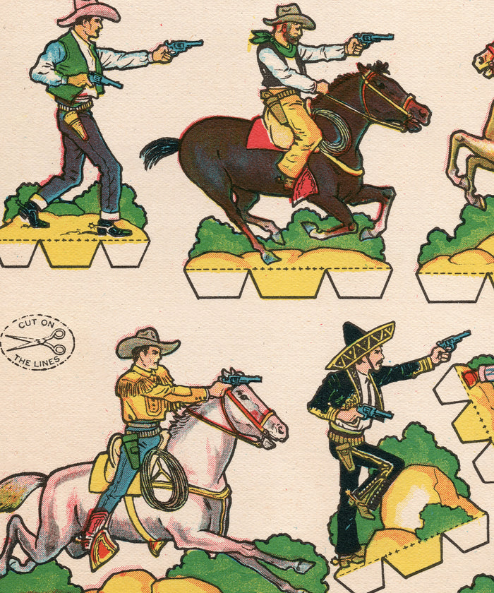 Cutout Warriors of the West #1 by Head West Studio