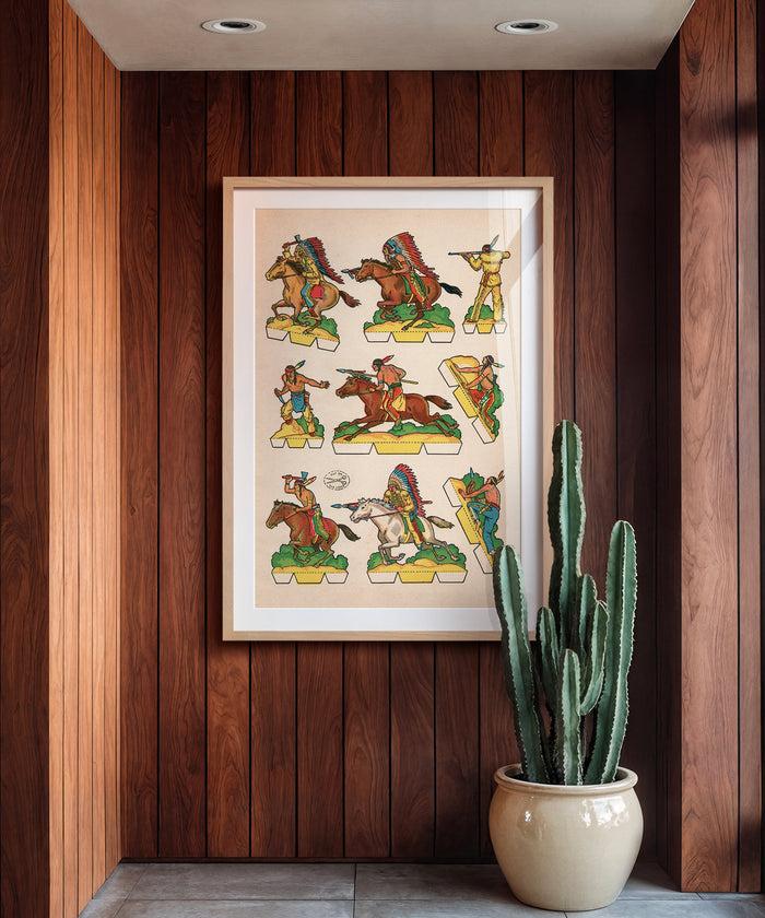 Cutout Warriors of the West #2 by Head West Studio