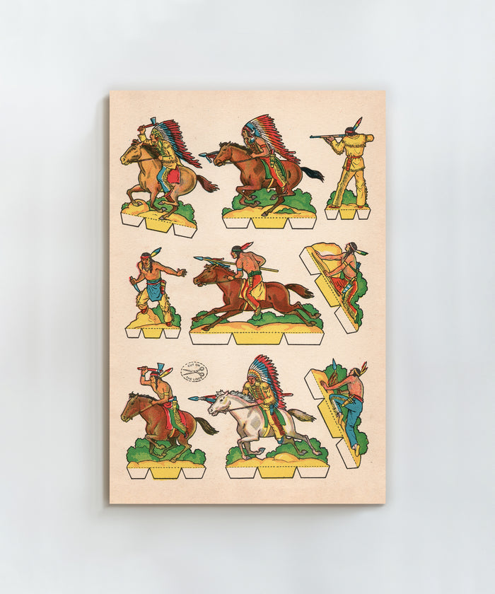 Cutout Warriors of the West #2 by Head West Studio