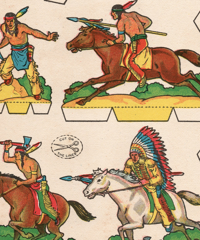 Cutout Warriors of the West #2 by Head West Studio