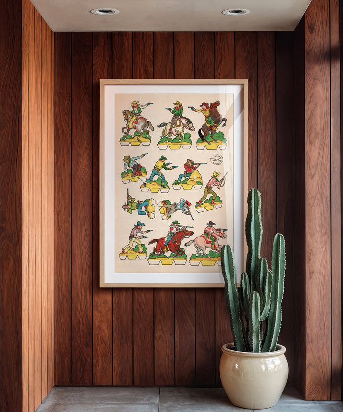 Cutout Warriors of the West #3 by Head West Studio
