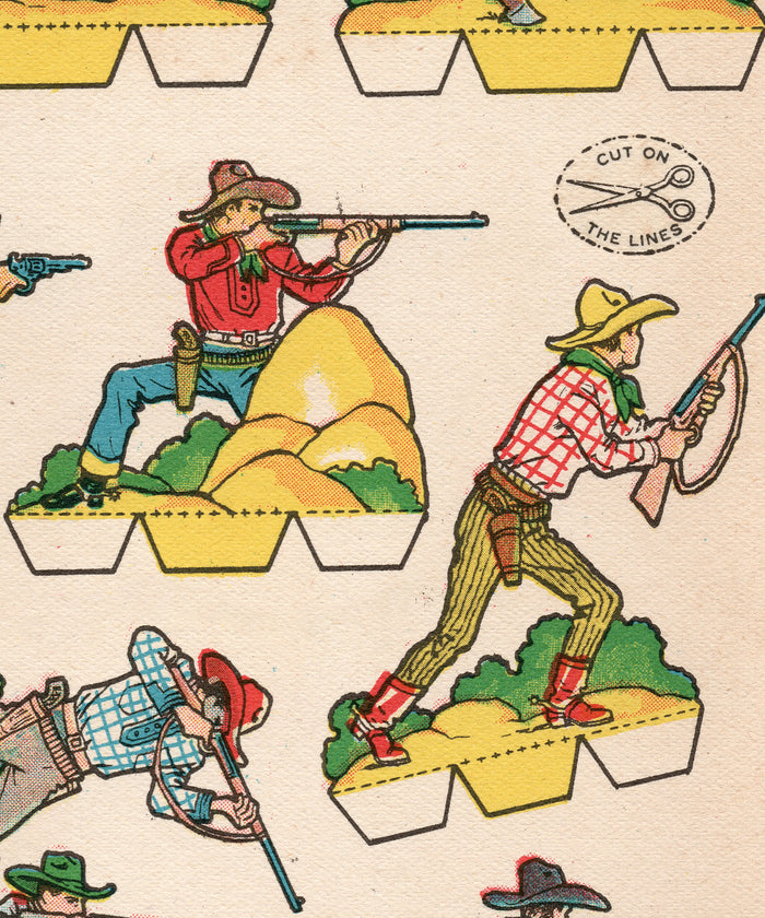 Cutout Warriors of the West #3 by Head West Studio