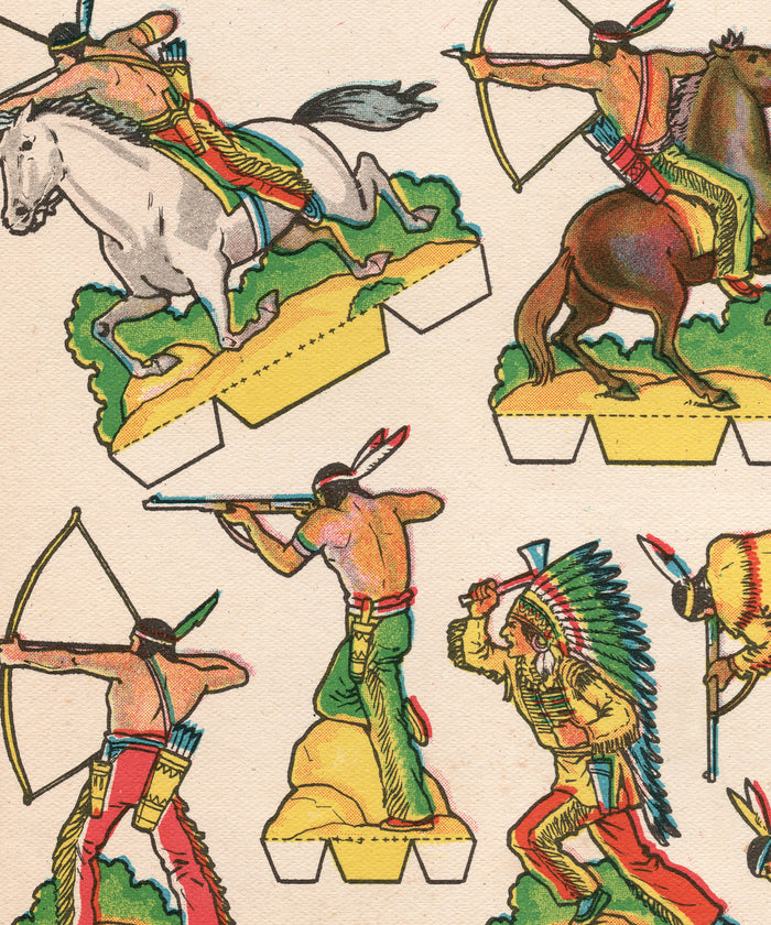 Cutout Warriors of the West #4 by Head West Studio