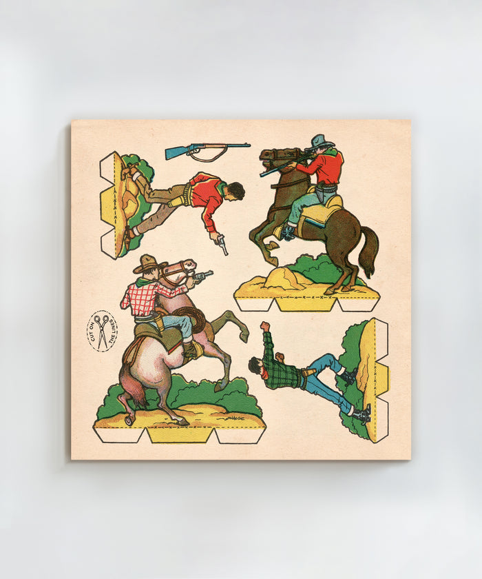 Cutout Warriors of the West #5 by Head West Studio