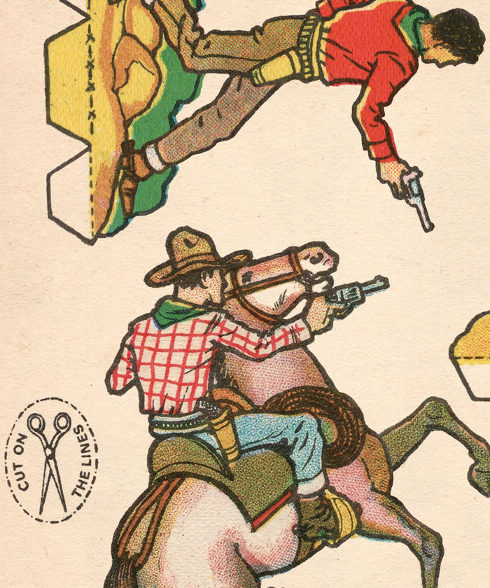 Cutout Warriors of the West #5 by Head West Studio