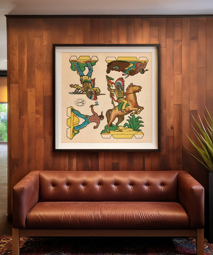 Cutout Warriors of the West #6 by Head West Studio