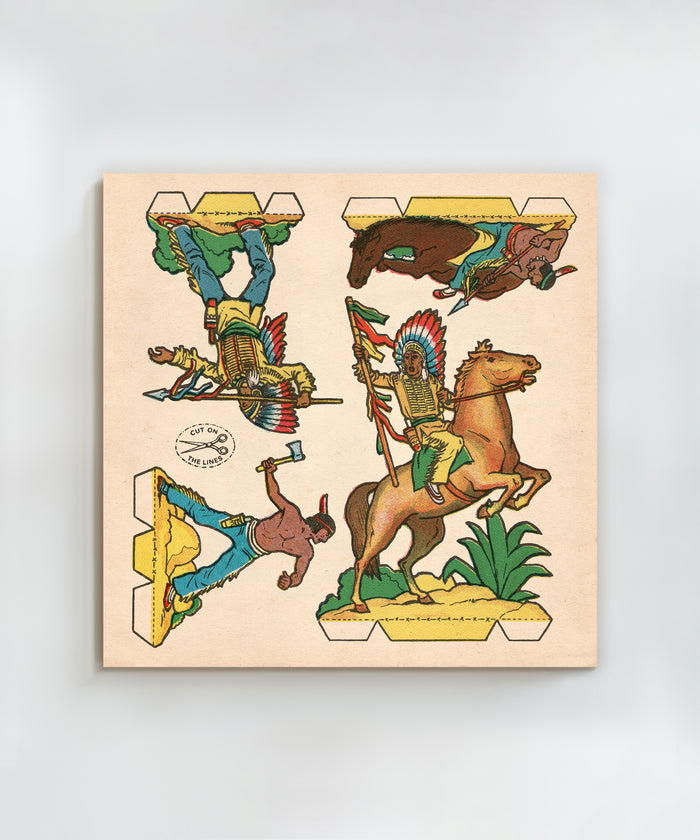 Cutout Warriors of the West #6 by Head West Studio