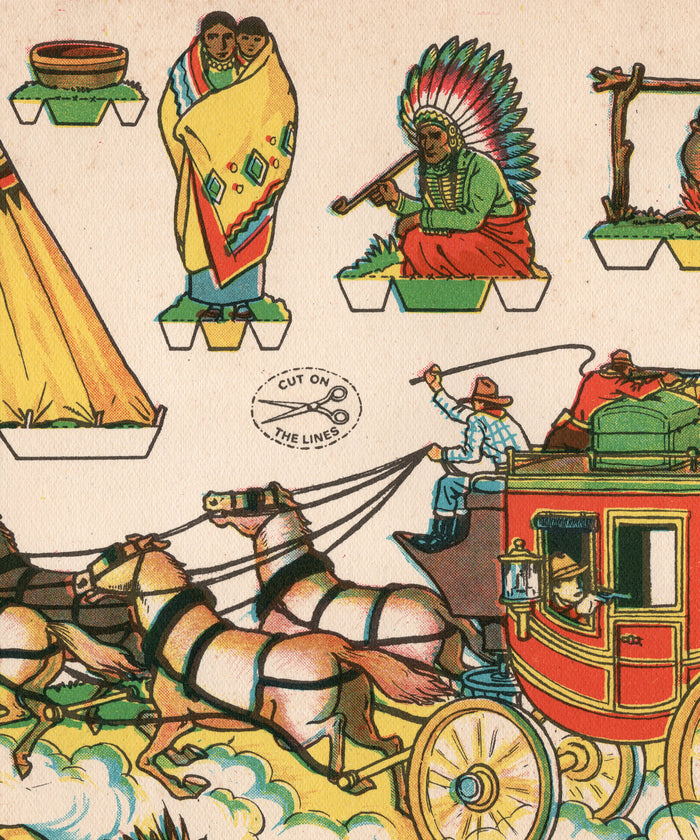 Cutout Warriors of the West #7 by Head West Studio
