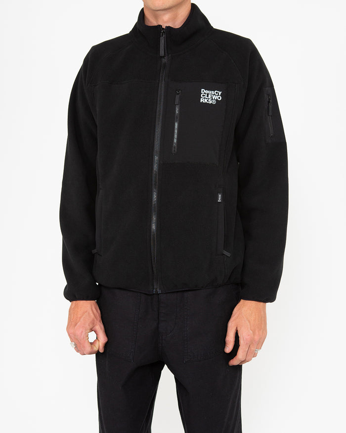 Cycleworks Fleece Zip Through - Black, view 1